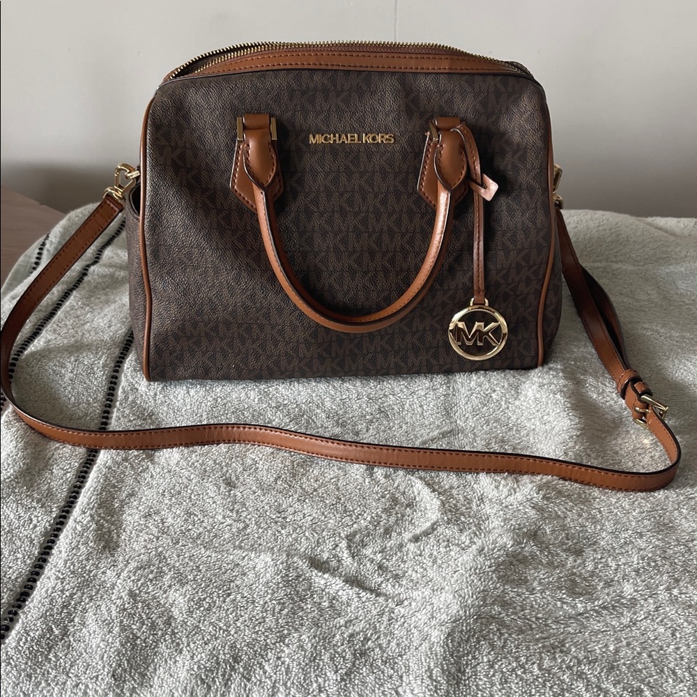 Michael Kors Hayes Small Duffel Purse.